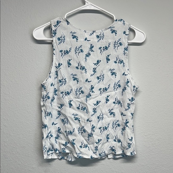 Sienna Sky Floral Print Front Tie Top - Picture 9 of 12